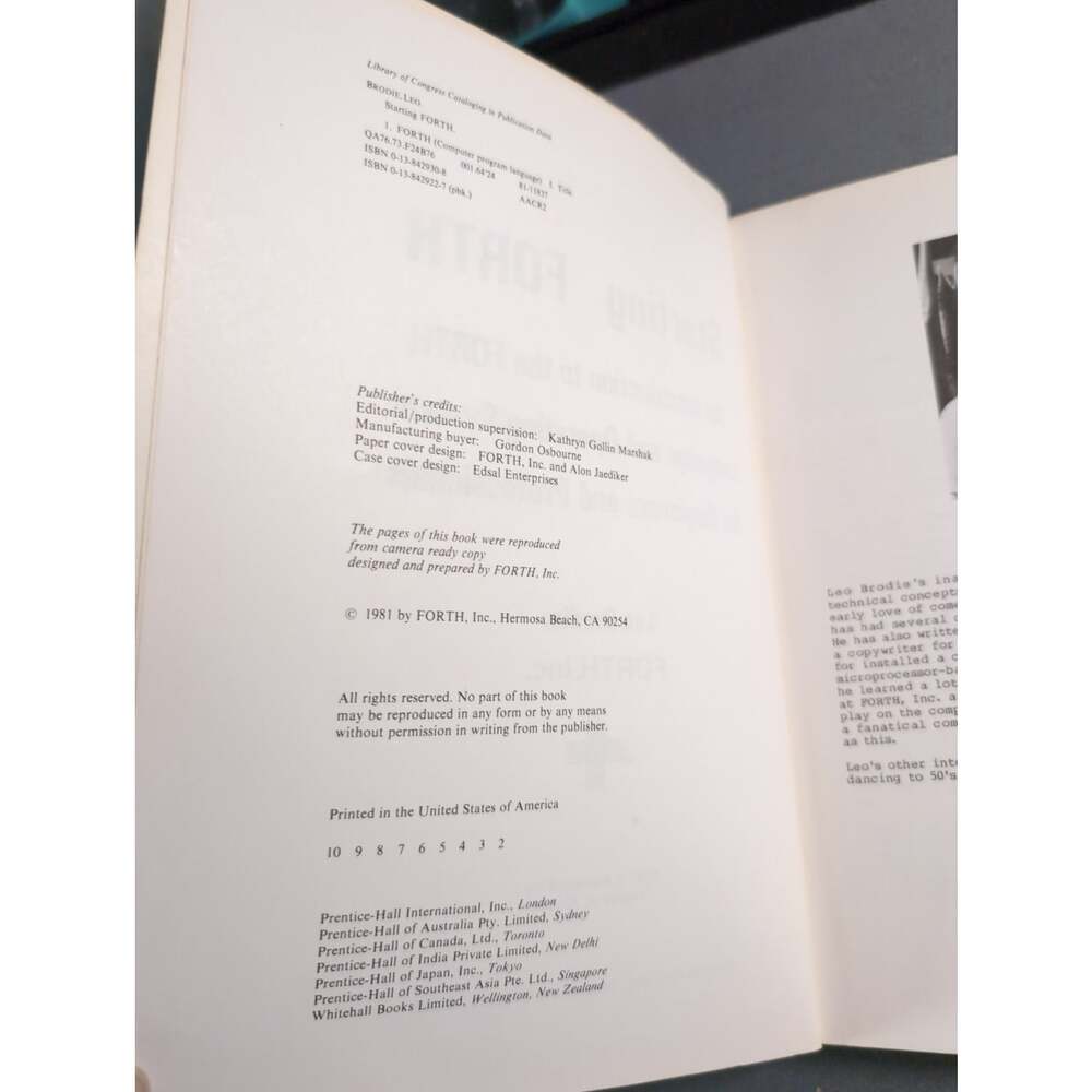 1981 Starting FORTH An Introduction to the FORTH Language and Operating Systems - Picture 6 of 14